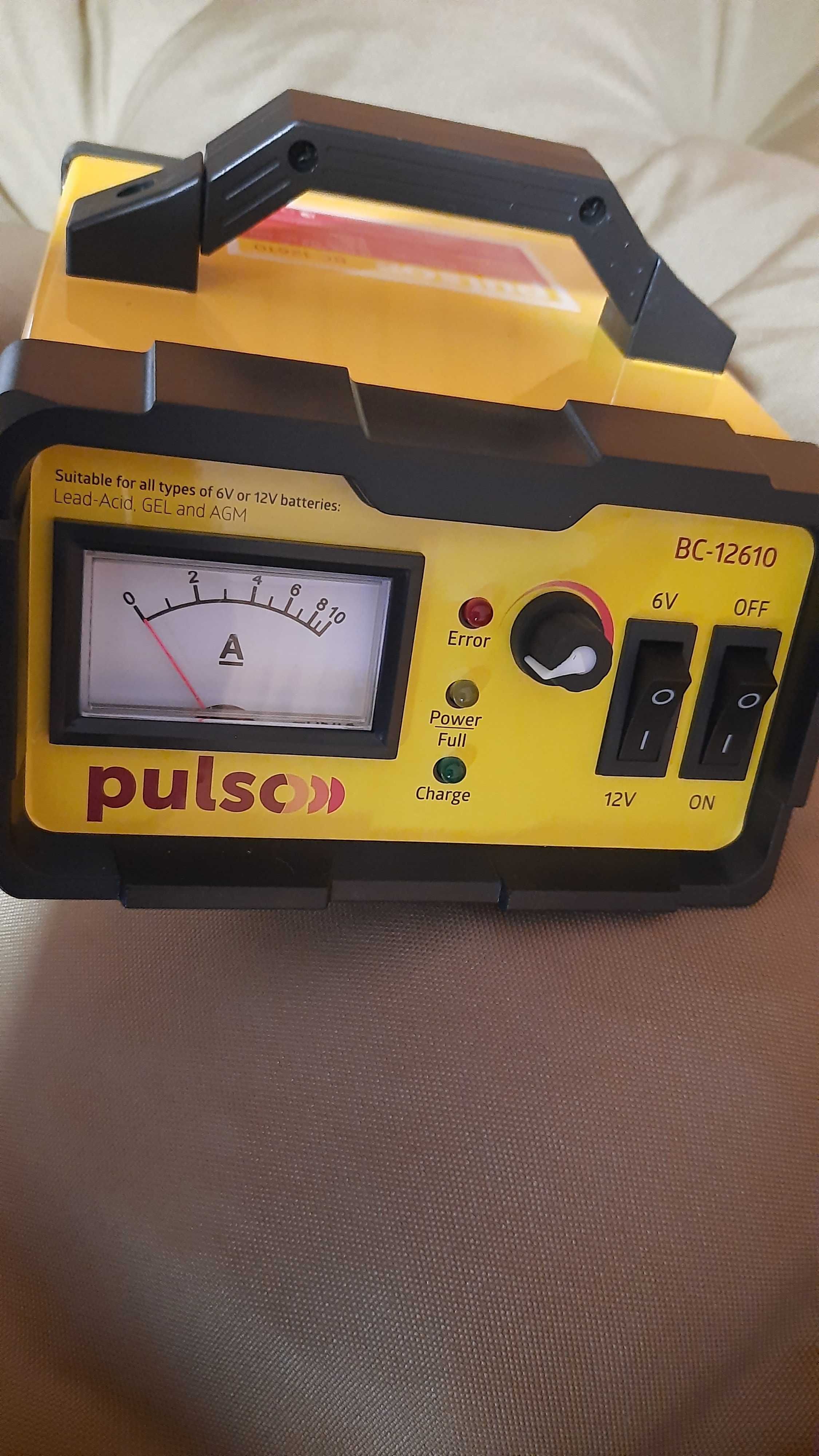 Pulso 12610 зарядний пристрій 6/12v мощность 110вт зарядное устройство