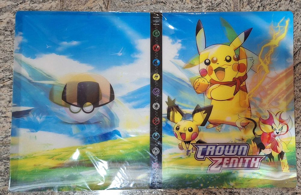 Duży album ( niebieski ) na karty pokemon