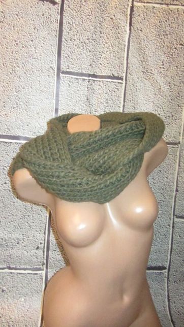 Хомут шарф шапка жіноча шарфик накидка женская