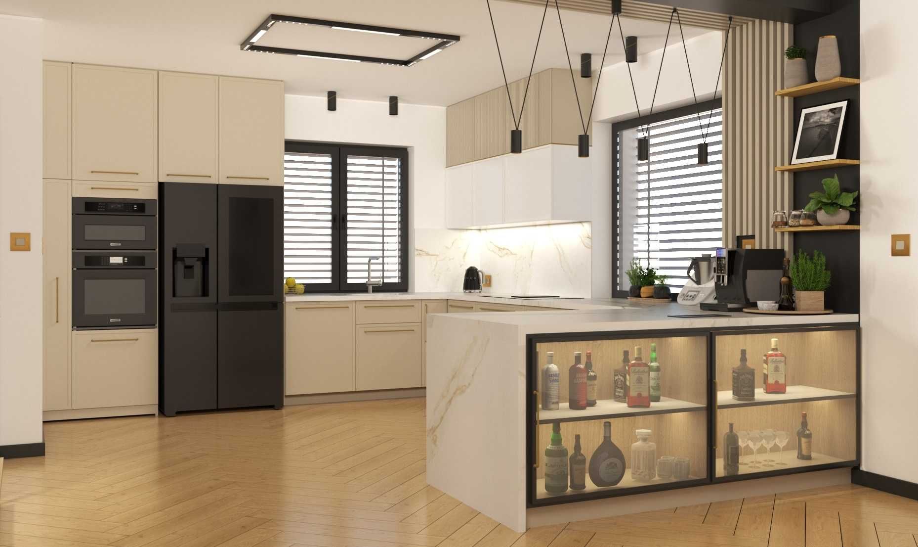 Projektowanie wnętrz, Projektant, Architekt, Wizualizacje 3D