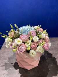Тюльпани троянди букети композиції доставка букетів гортензії півонії