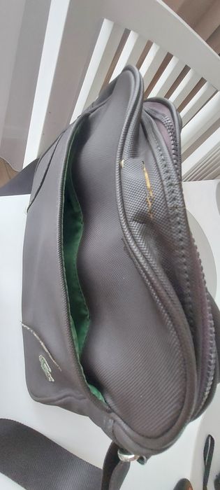 Torebka/listonoszka brązowa Lacoste