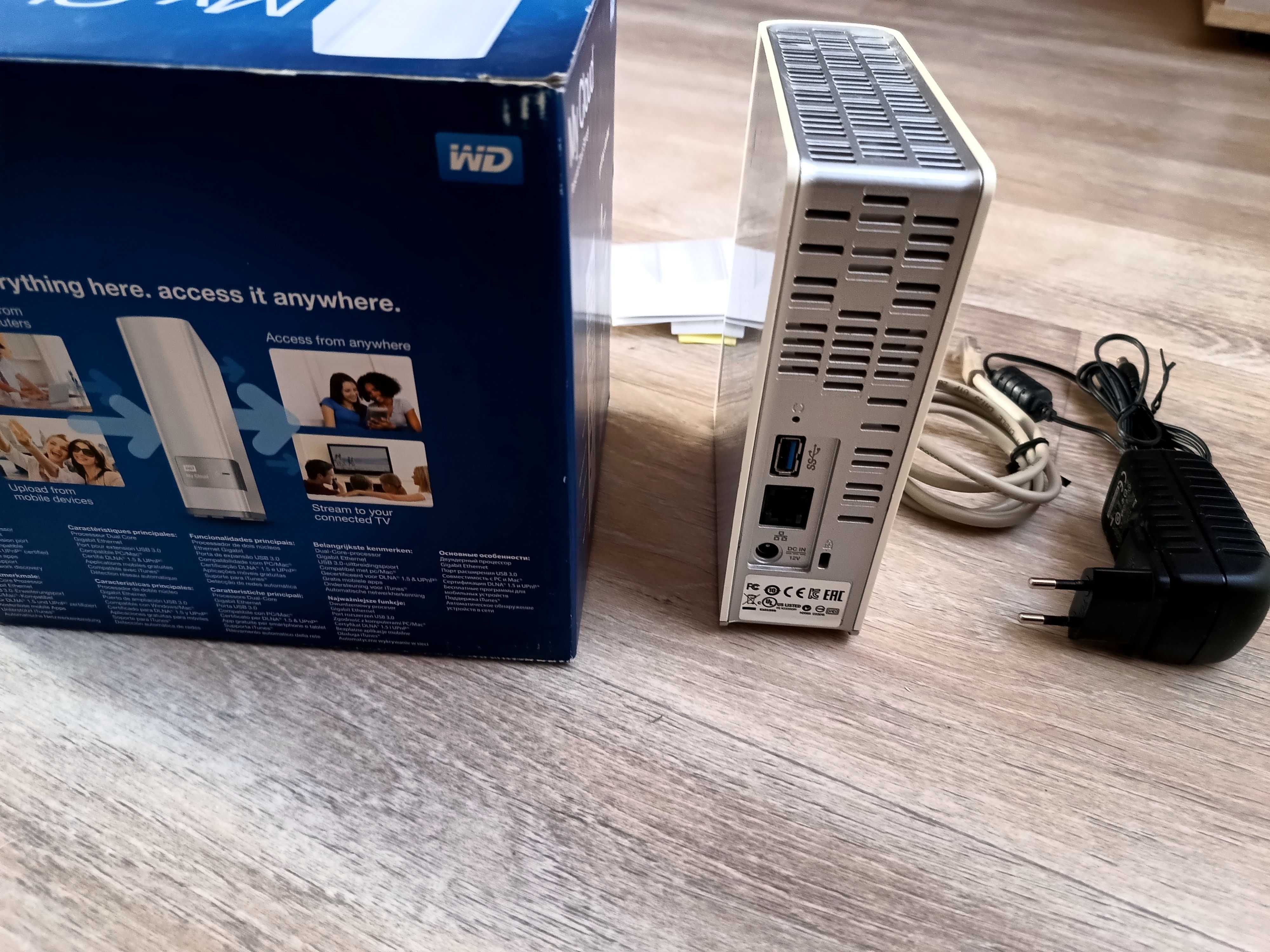 NAS WD MyCloud 2TB stan bardzo dobry