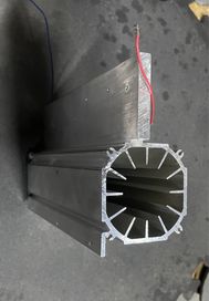 Radiator tunelowy aluminium z wentylatorem