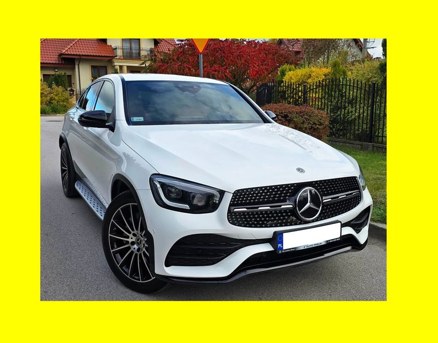 Mercedes-Benz GLC LIFT 1 Właściciel SALON PL F-VAT 23% COUPE AMG ideał BOGATA wersja!
