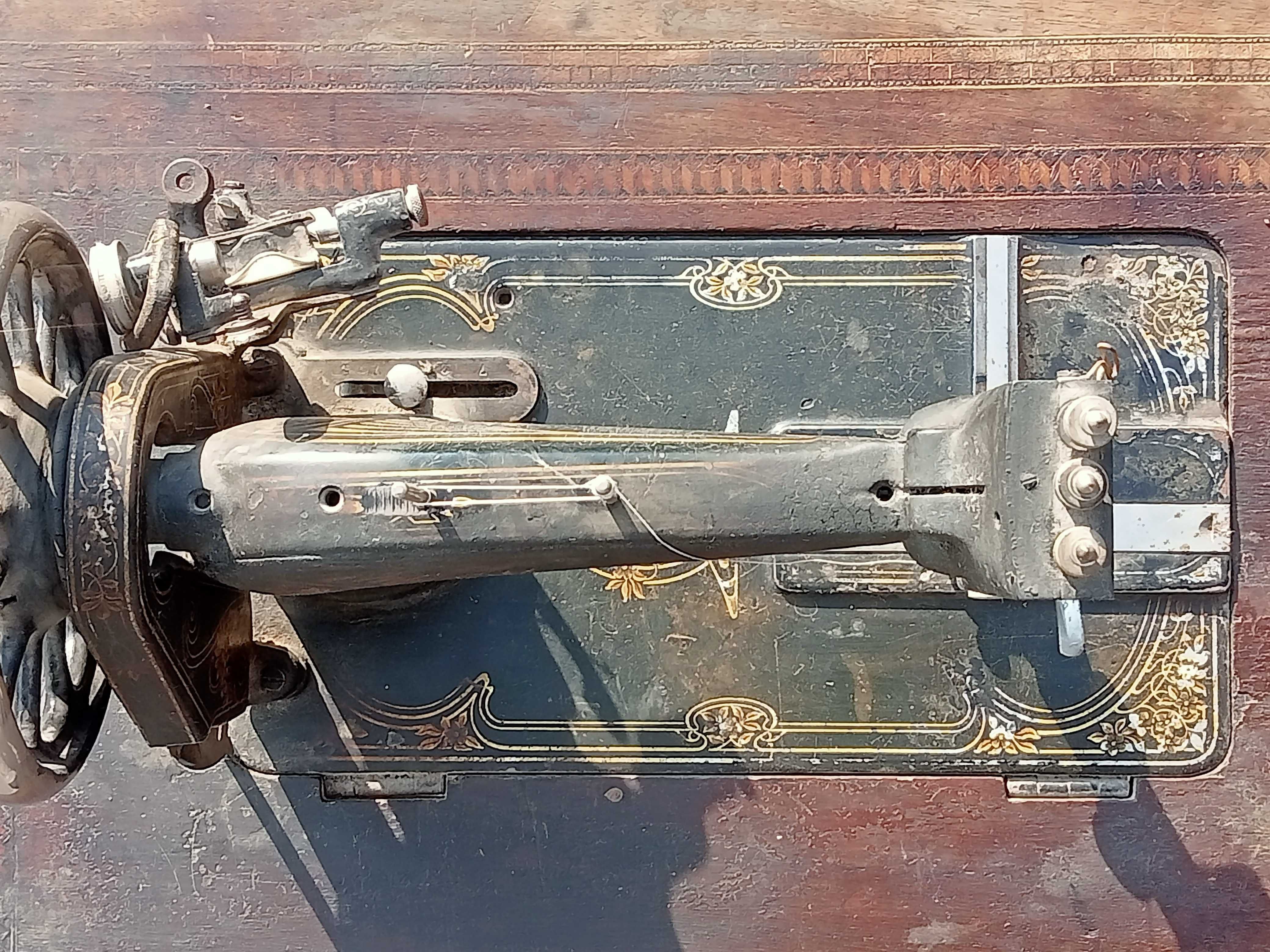 1890, Maszyna do szycia Dietrich, secesyjna, Jugendstill, Art Nouveau