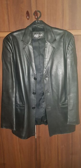 Чоловічий шкіряний піджак Bodan