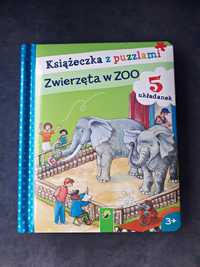 Książeczka z puzzlami. Zwierząta w ZOO. 5 Układanek