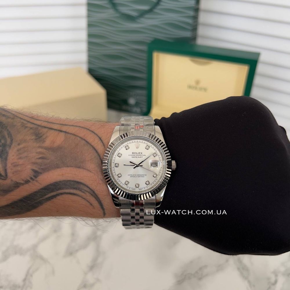 Часы Rolex DateJust Diamond Ролекс годинник