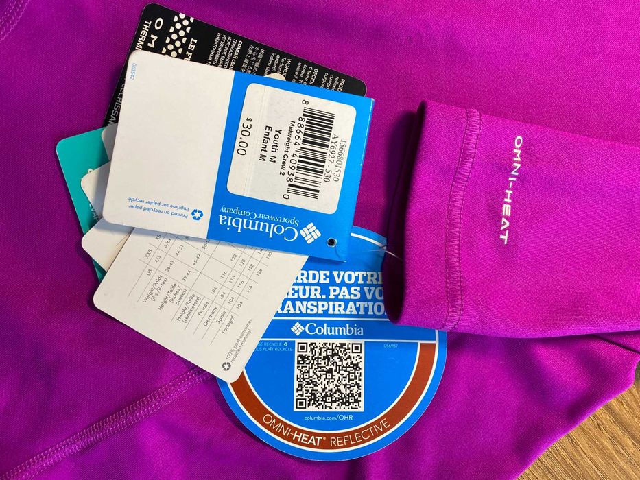 Термобілизна Columbia Omni-Heat® верх дитяча р M 10-12 нова оригінал