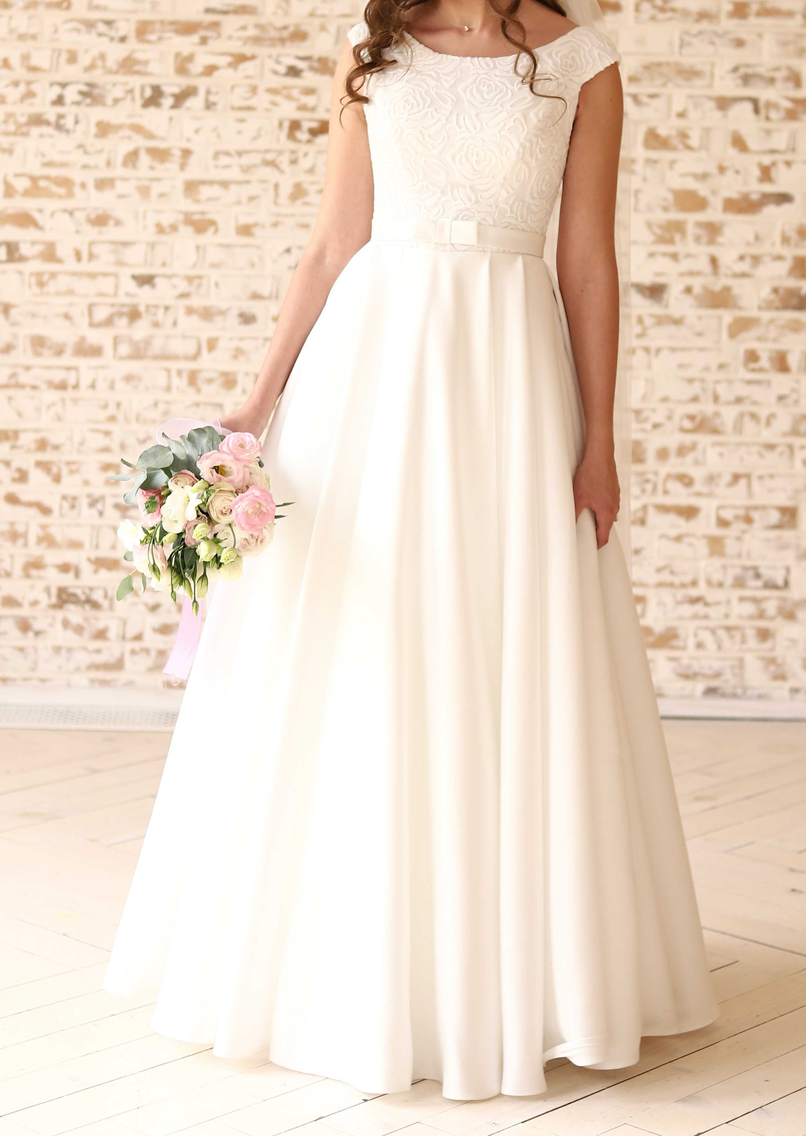 Сукня весільна біла(айворі) з кишенями\Свадебное платье