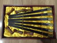 шикарный подарочный набор деревянных палочек для азиатской еды