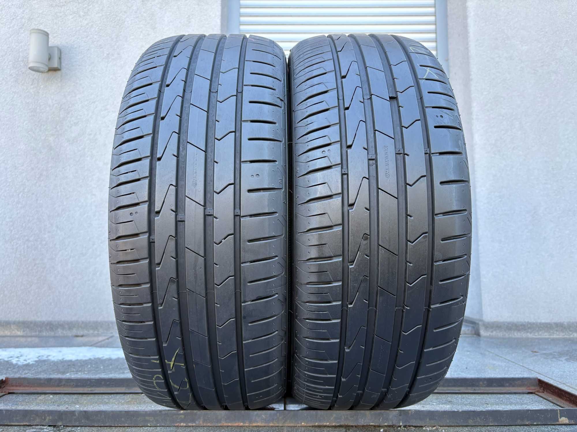 x2 letnie 215/55R17 Hankook 7mm 100% bieżnika 2024r świetny stan! L391