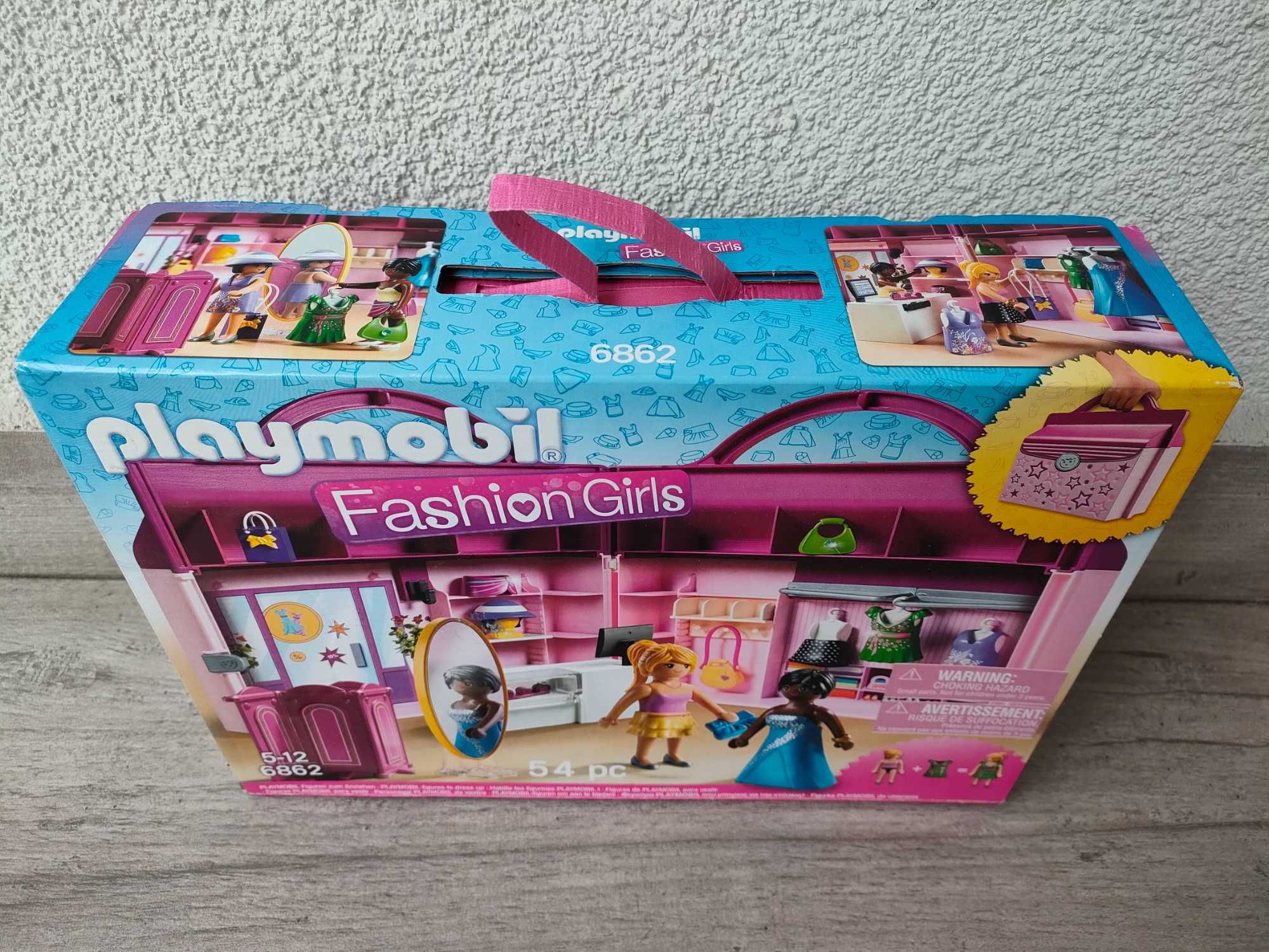 Playmobil 6862 Przenośny Butik Fashion Girls klocki zestaw - NOWY Lego