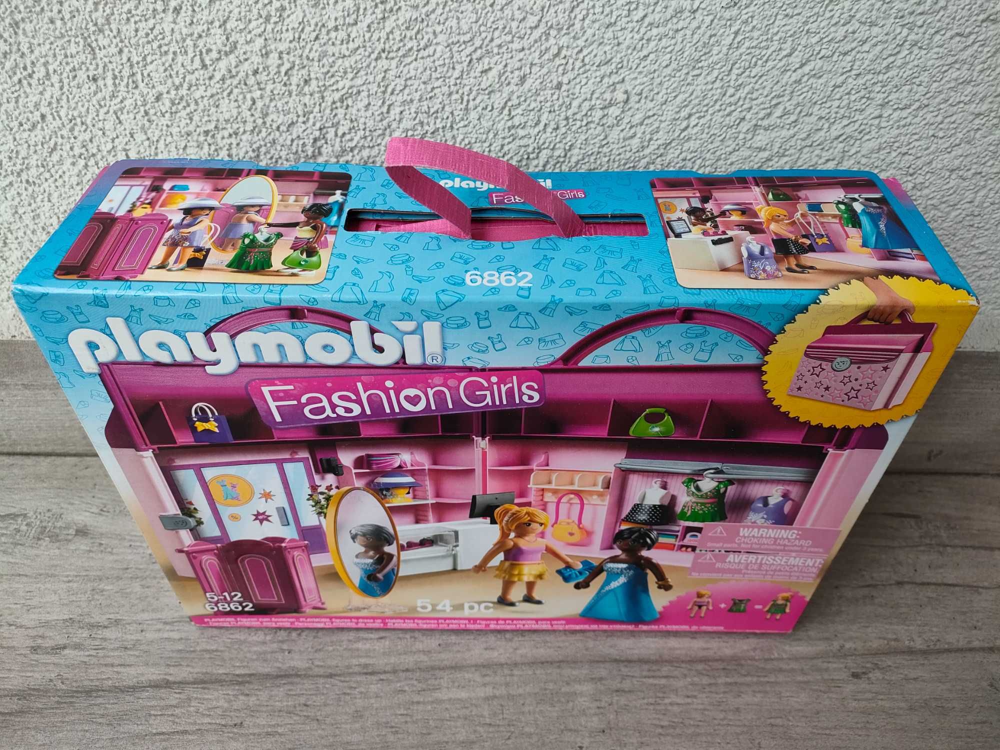 Playmobil 6862 Przenośny Butik Fashion Girls klocki - NOWY zestaw W-wa