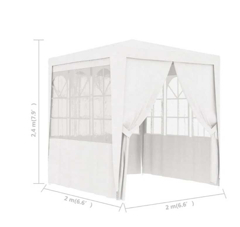 Tenda de jardim nova