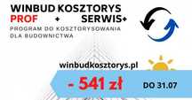 WINBUD Kosztorys Prof z Serwisem Plus