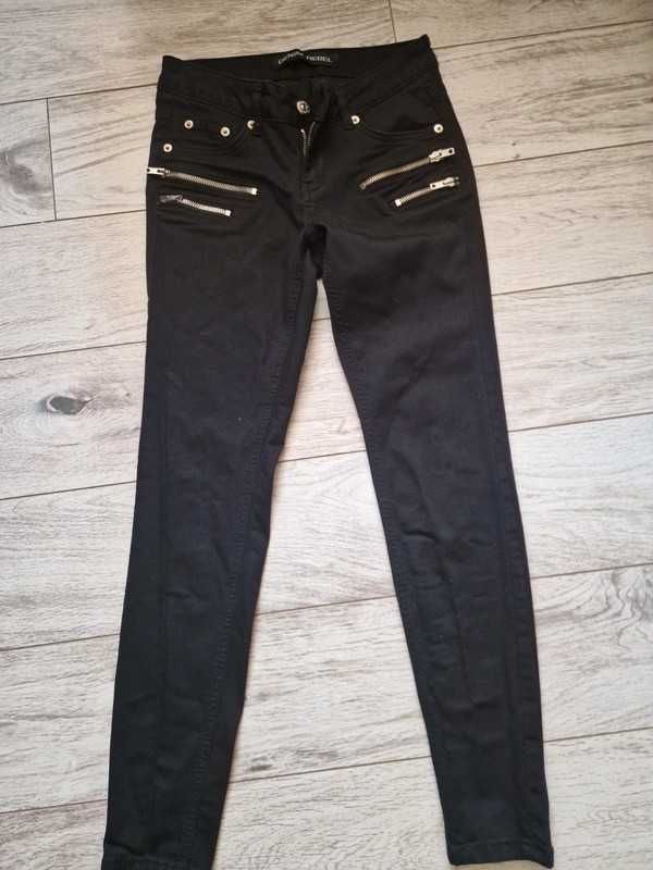 Spodnie damskie rurki firmy Denim Rebel Rozmiar 36