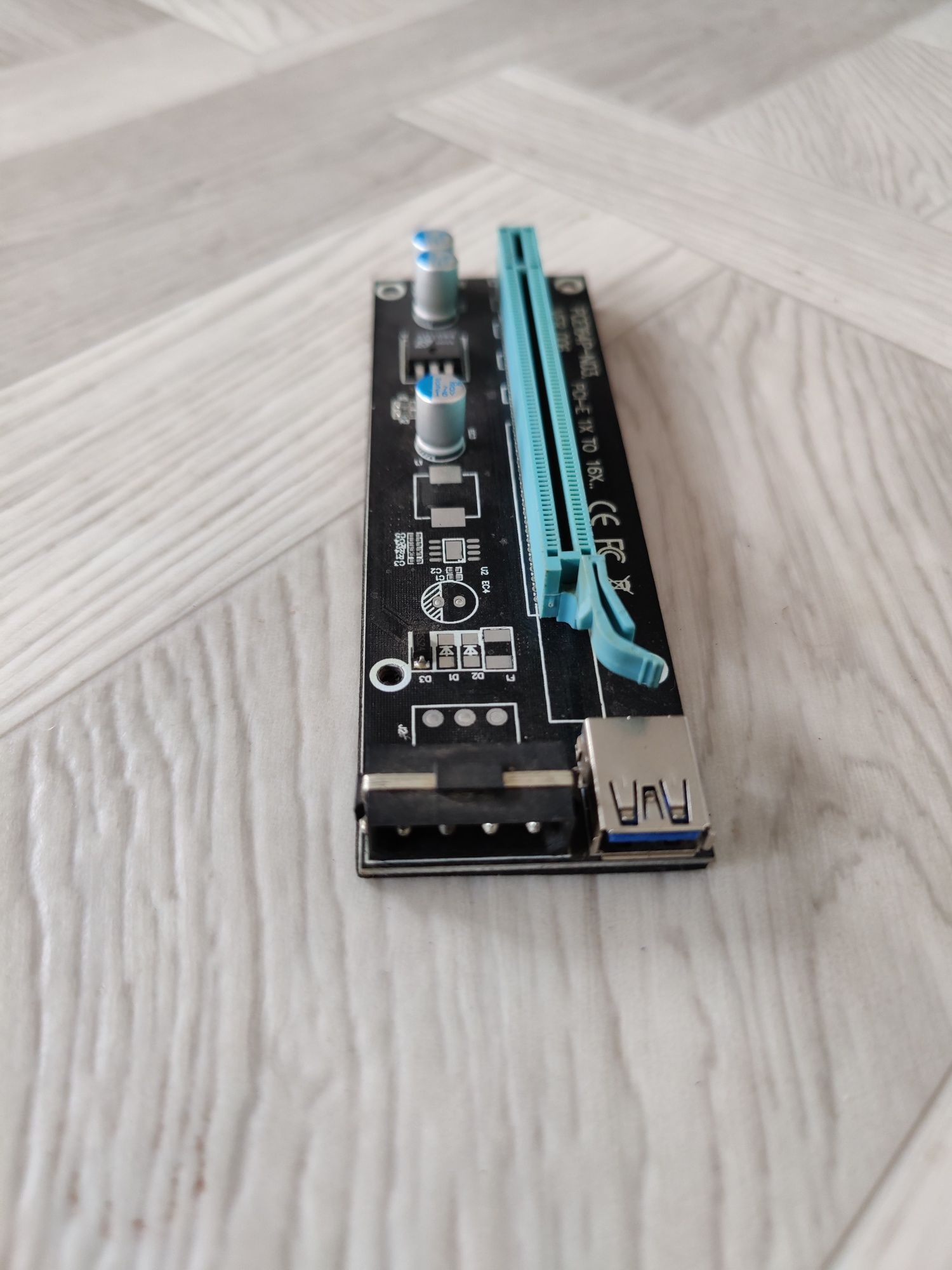 Райзер pci-e x1 to x16 molex