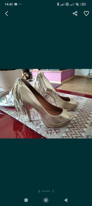 Sylwestrowa, Andrzejki Buty nowe ,rozm 40  kupione w Norwegii