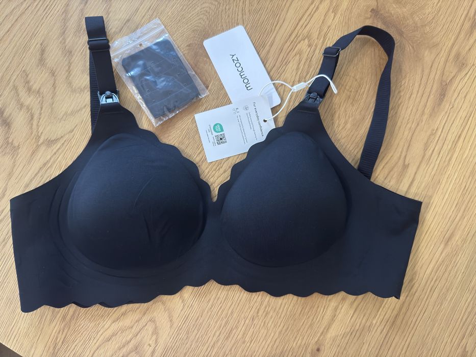 Momcozy biustonosz do karmienia. rozmiar M, czarny i beżowy, nowe