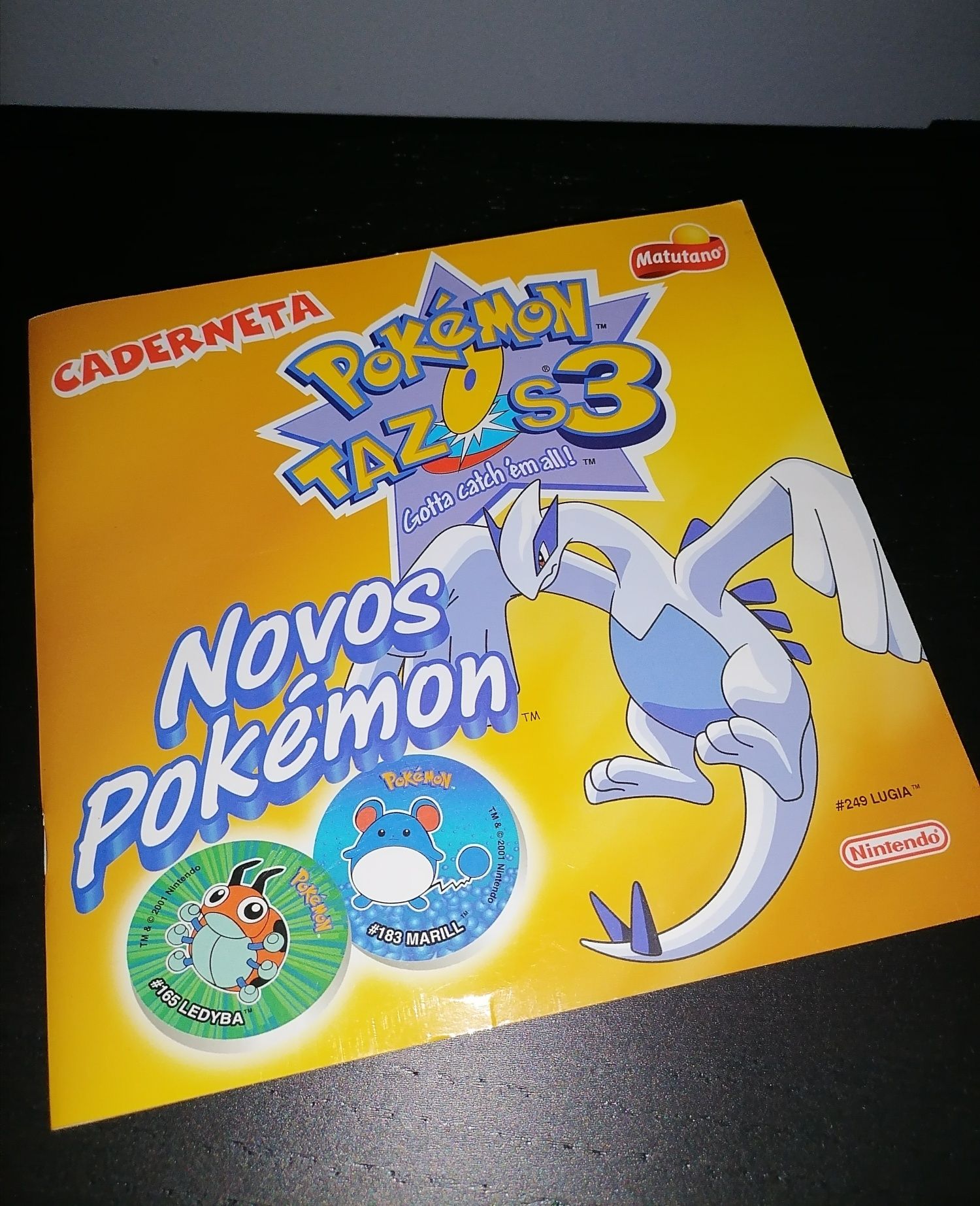 Cadernetas "Pokemon Tazos 2/3"