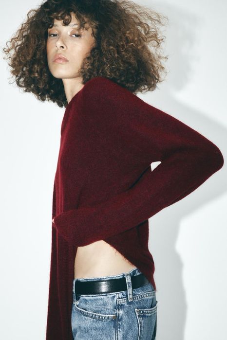 ZARA шерстяной свитер