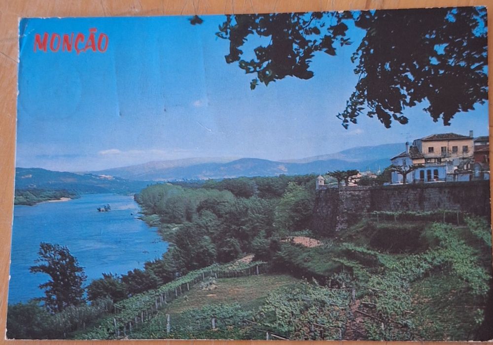Postais antigos Portugal Monção anos 50/60 escritos selados circulados