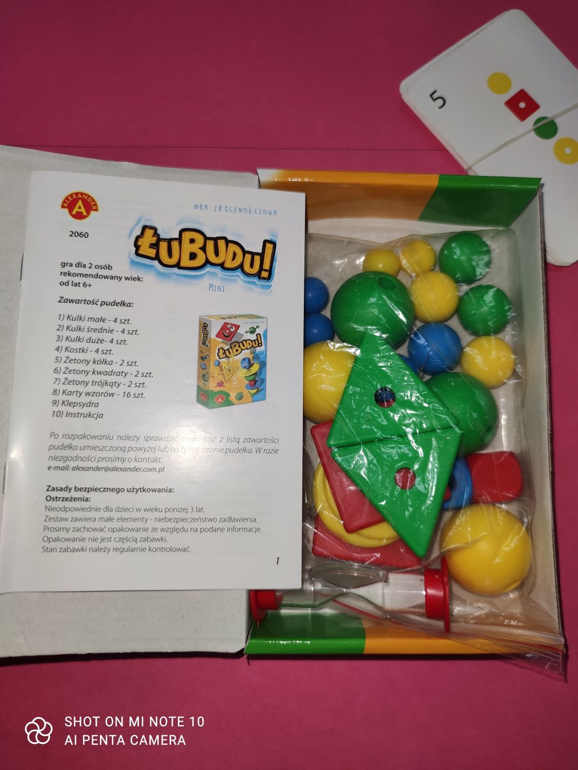 Gra Łubudubu mini wersja