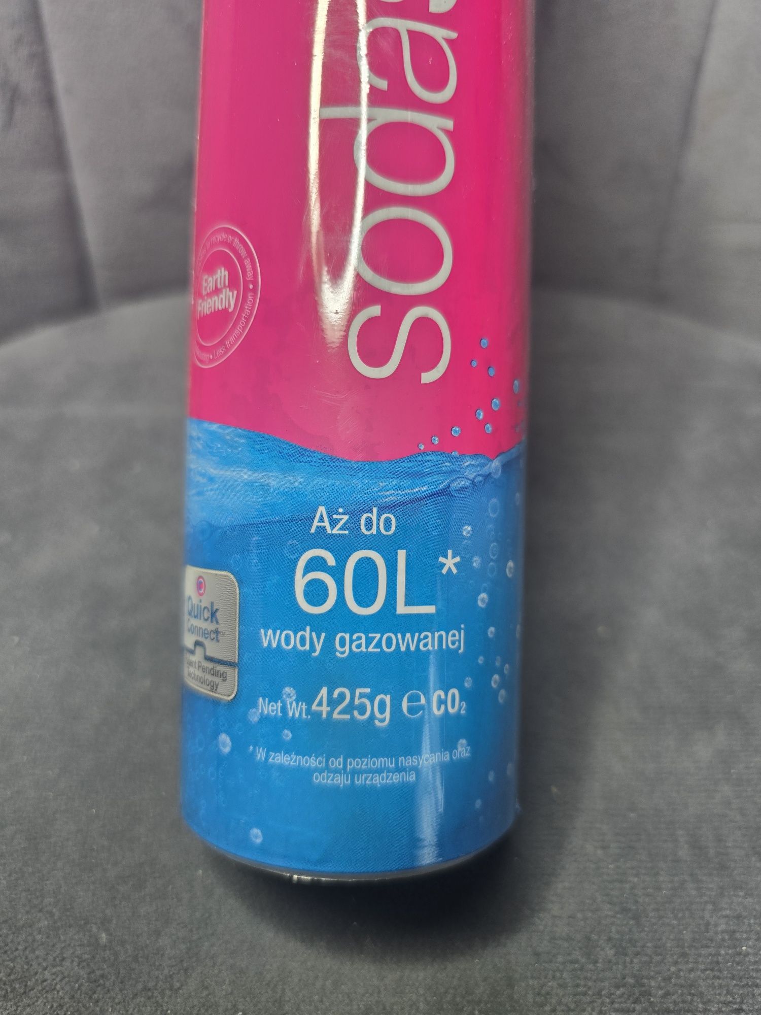 Pusta butla Sodastream różowa