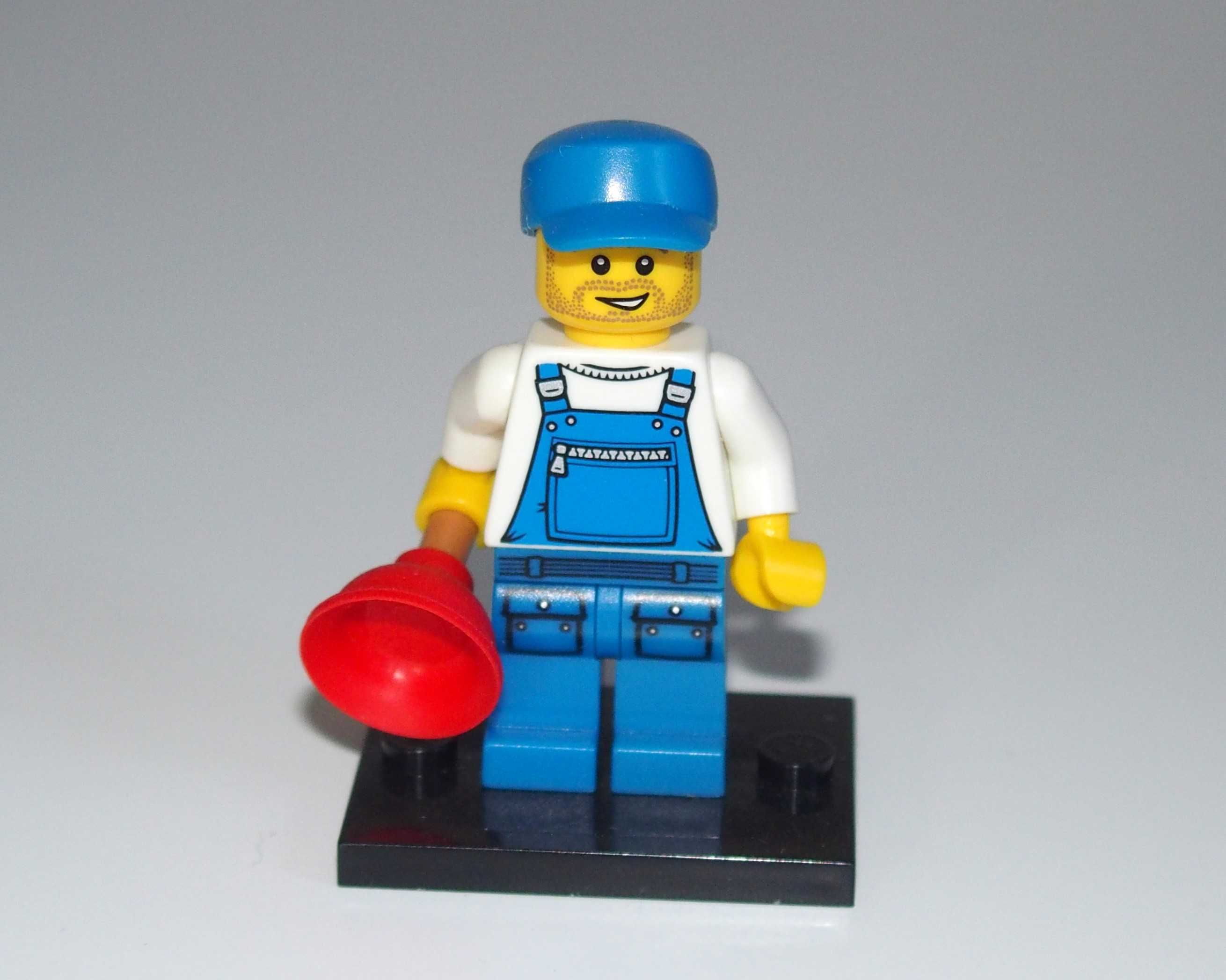 Minifigurka LEGO - Hydraulik / Plumber - figurka seria 9