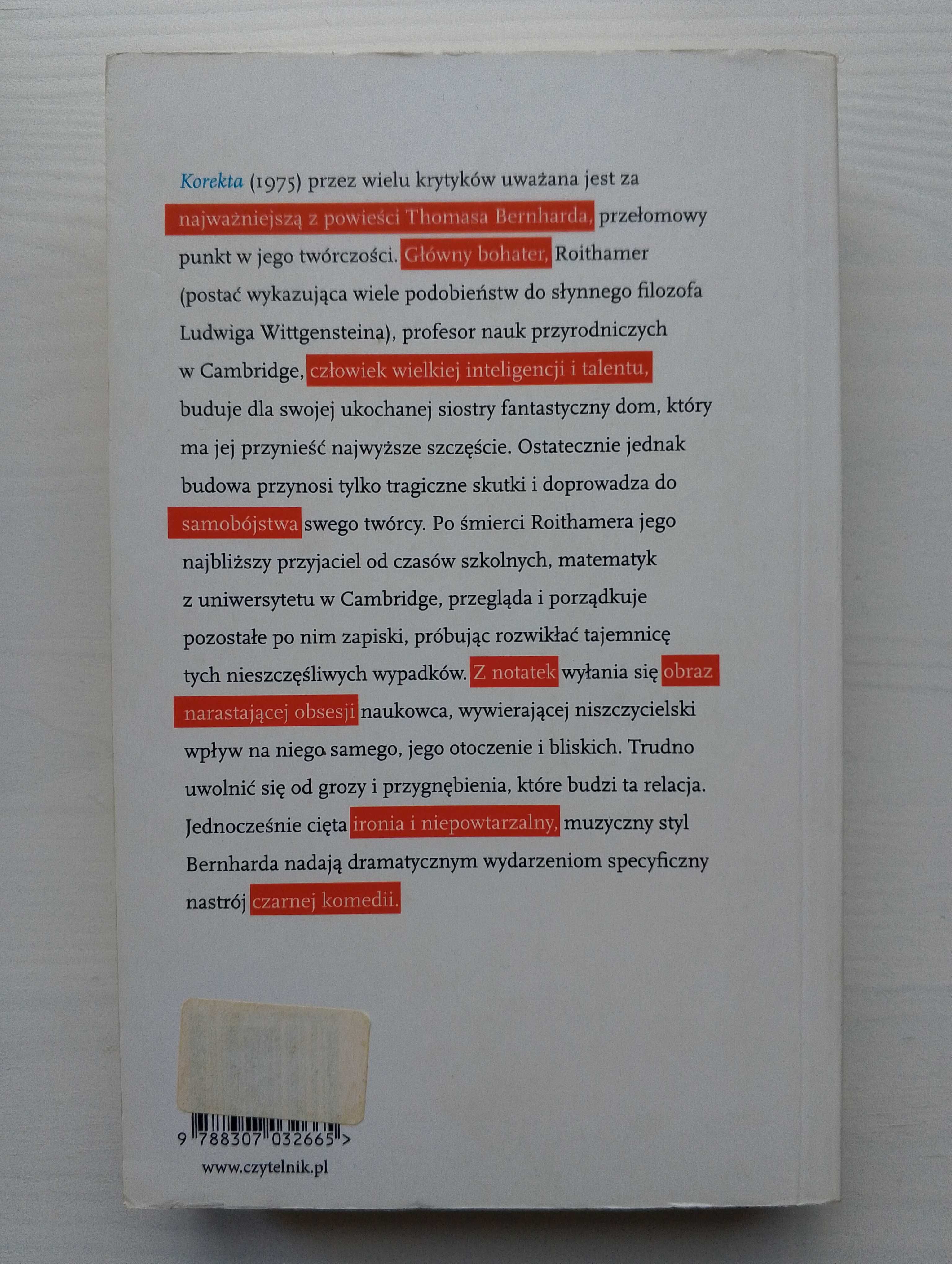 Korekta – Thomas Bernhard