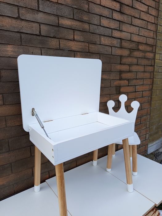 Комплект Стіл столик з нішею поличкою 3в 1