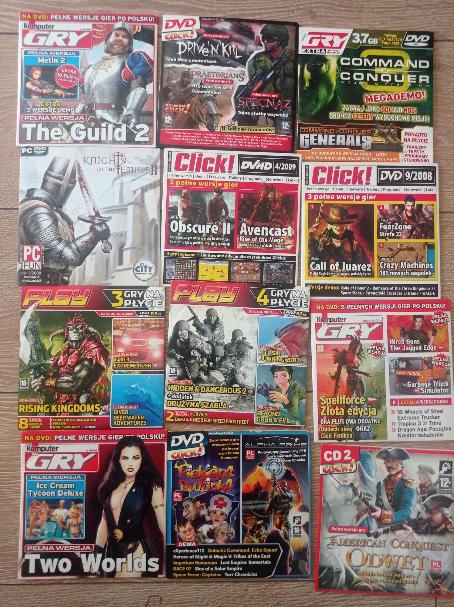 Płyty PC,DVD z grami