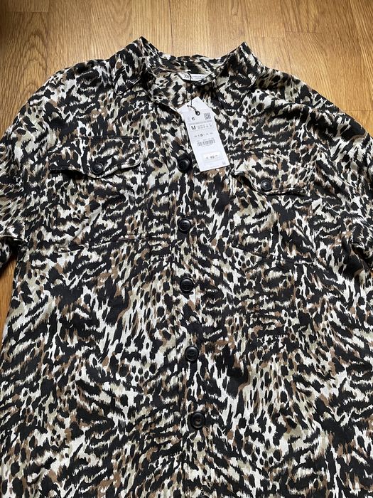 Vestido/Túnica Zara Leopardo