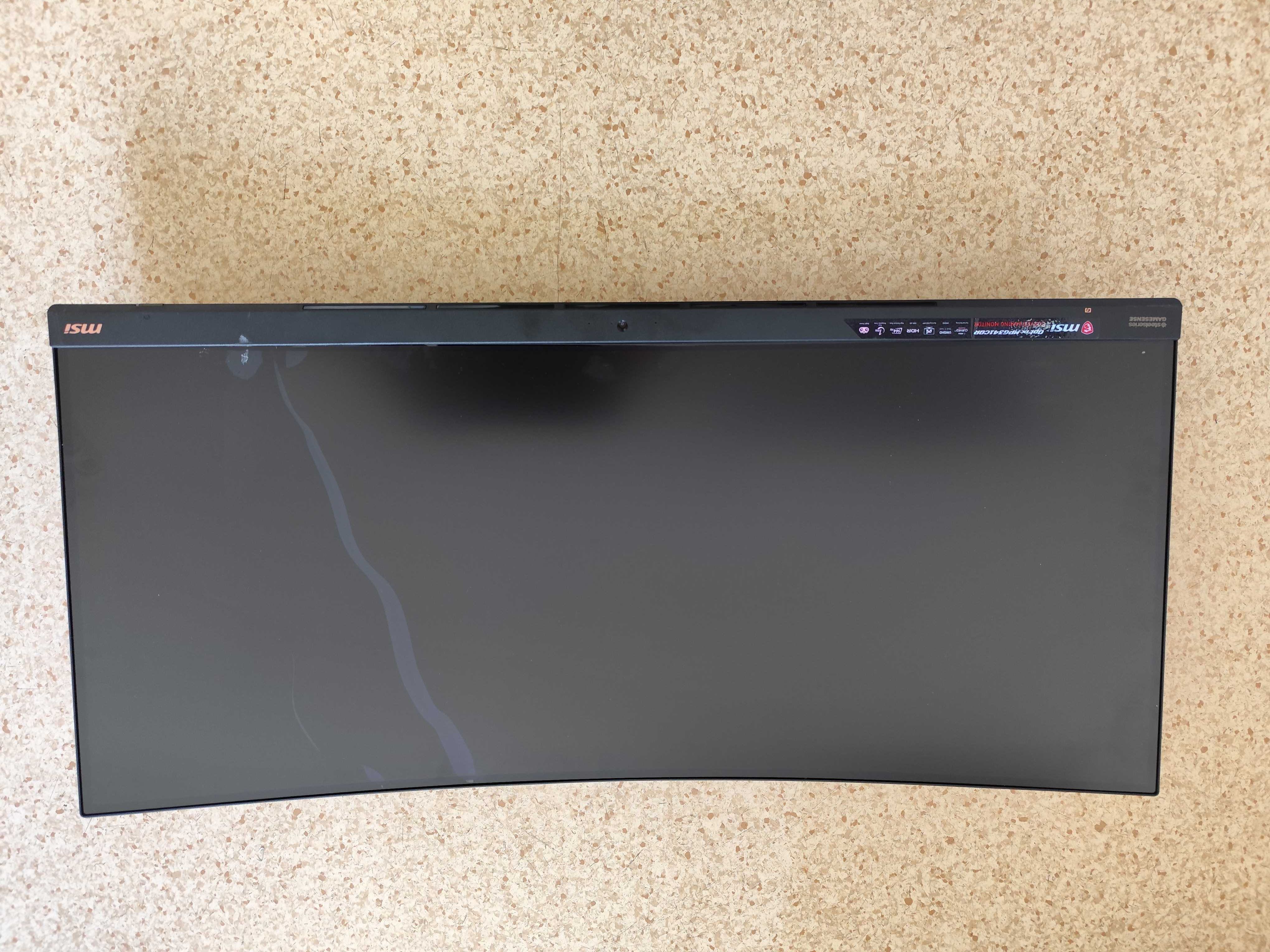 Монитор MSI Optix MPG341CQR. На запчасти. Битая матрица.