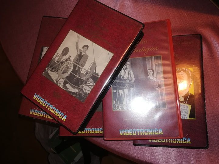 Coleção de 5 Filmes Antigos Portugueses- Cassetes VHS
