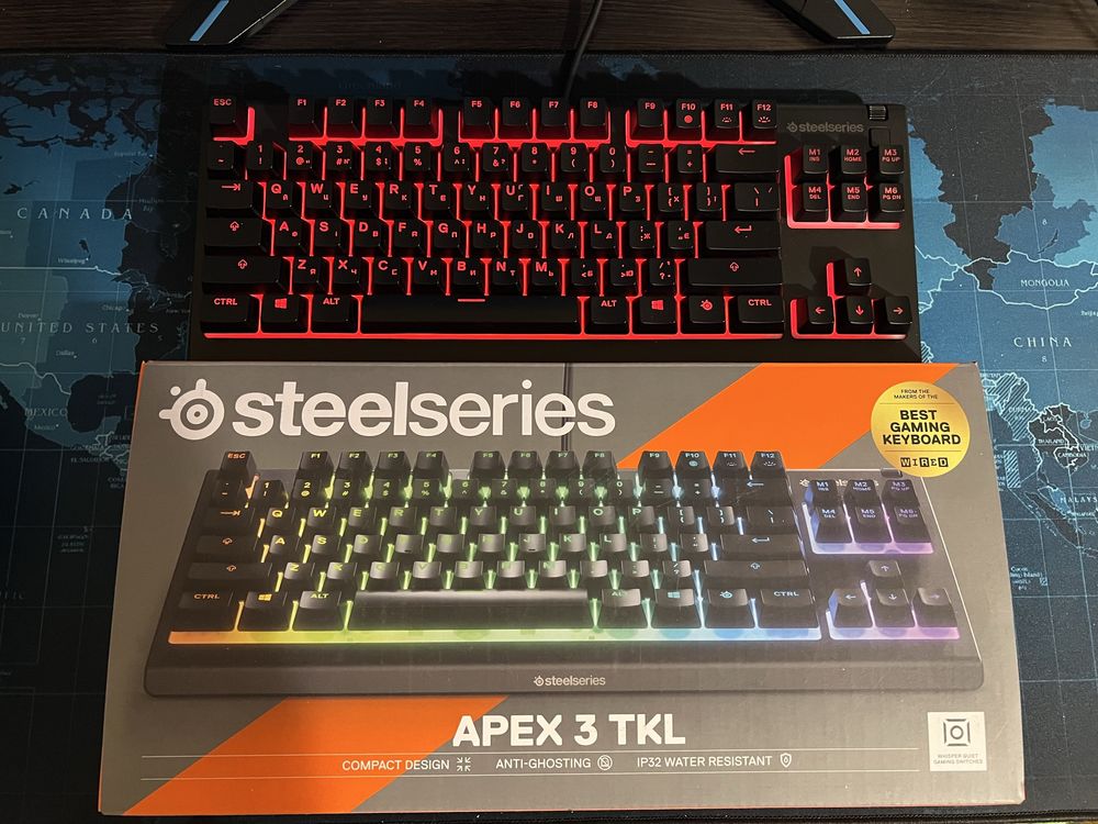Игровая клавиатура SteelSeries Apex 3 tkl