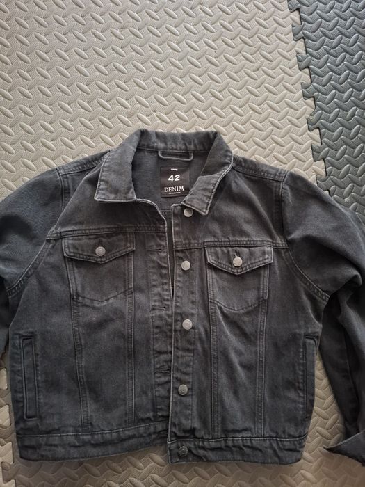 Kurtka jeansowa czarna katana 42 44