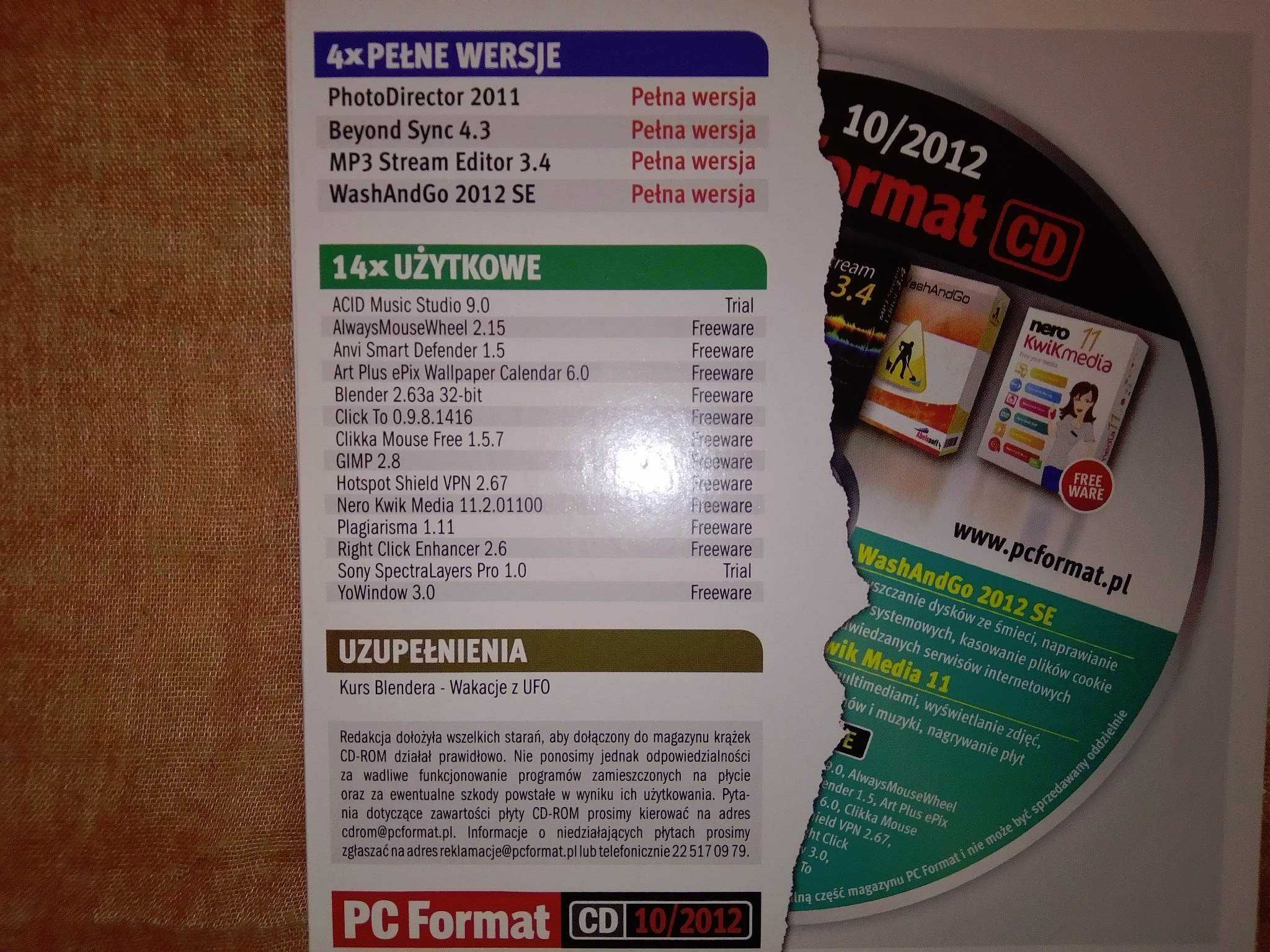 PC Format 10 2012 październik (146) Gazeta + płyta CD Czasopismo