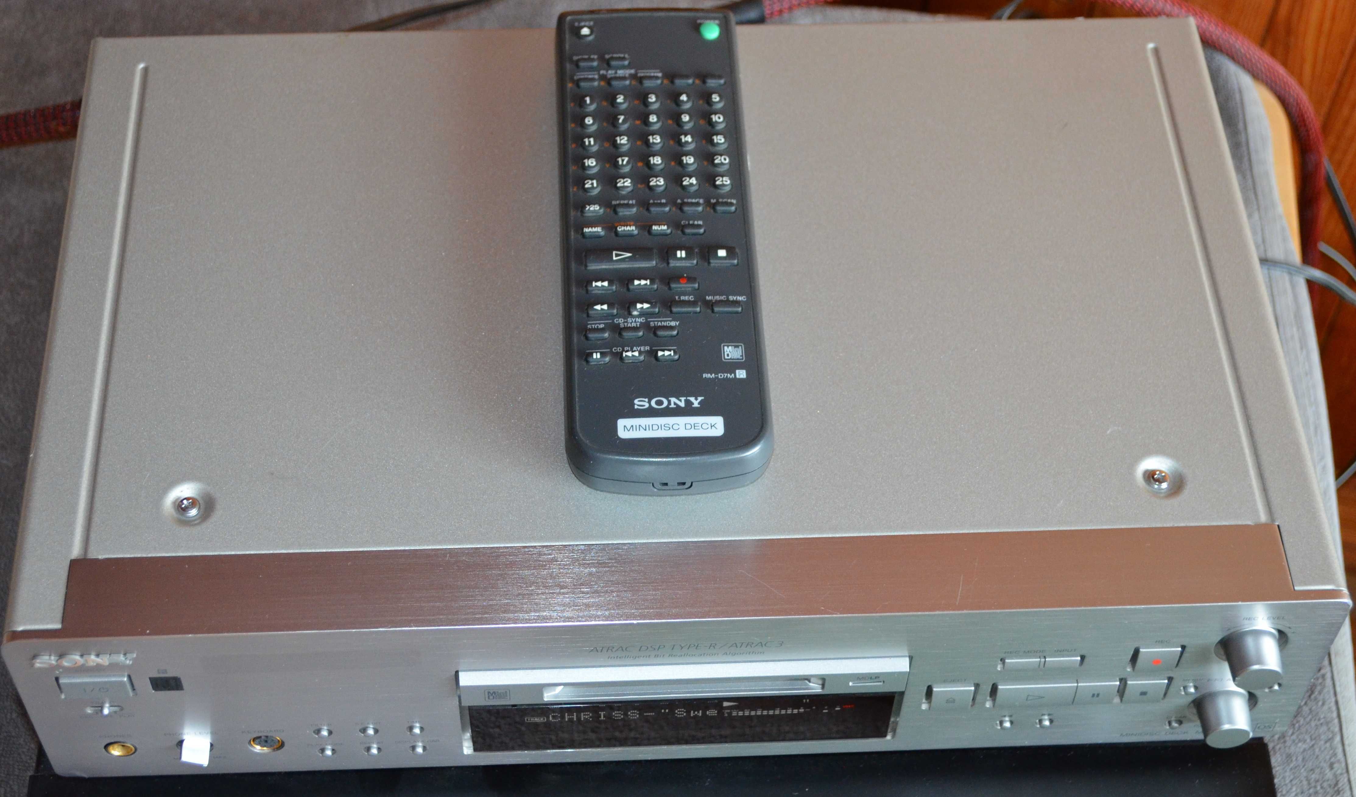 Sony MDS-JB940 QS odtwarzacz MiniDisc +Pilot   Srebrny TOP!