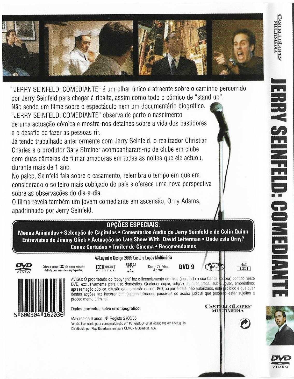 Jerry Seinfield: Comediante - - - Filme - - - - - DVD
