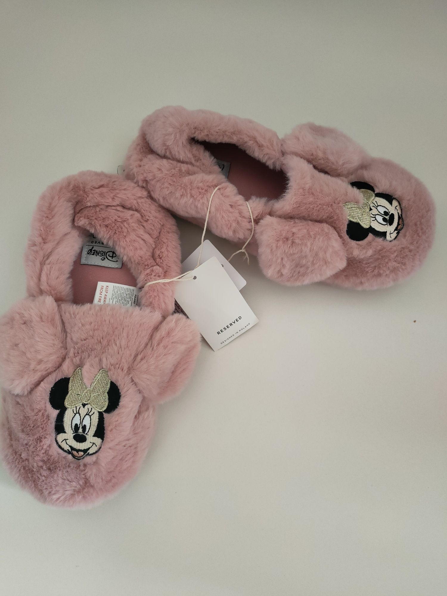 Kapcie dziewczęce Reserved Myszka Minnie 37/38 Nowe