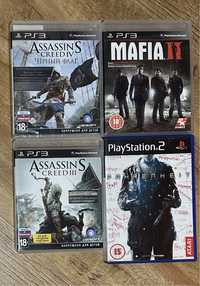 Ігри на ps3, Assassins creed 4,3 Mafia2 Fahrenheit