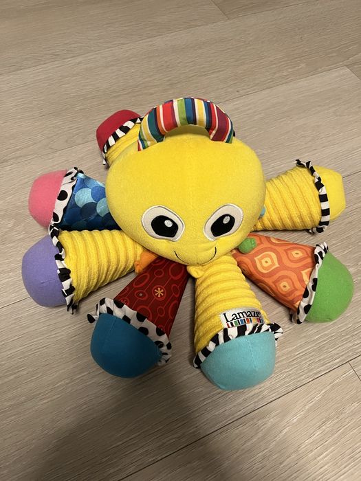 Ośmiornica Lamaze z grającymi/piszczącym mackami