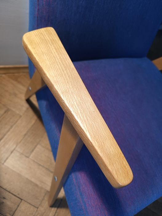 Fotel z PRL-u po renowacji