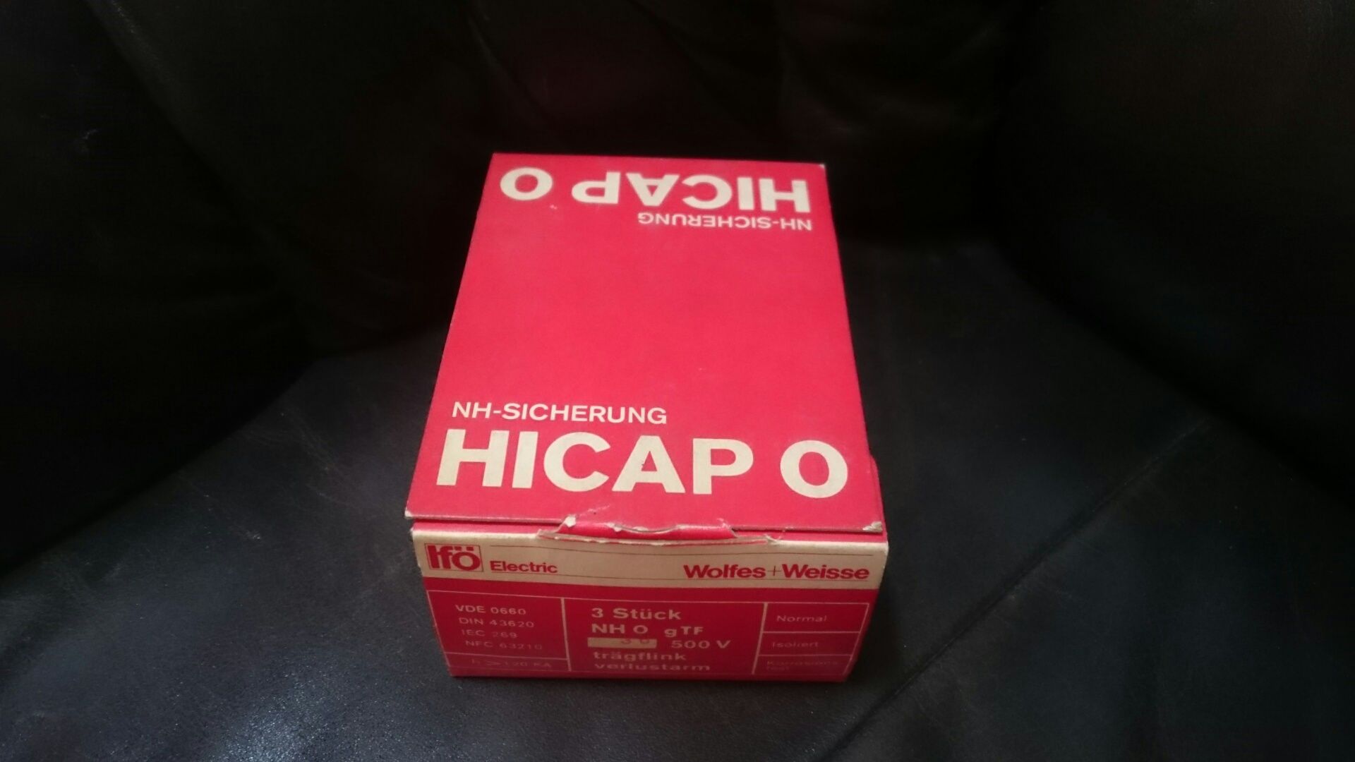 Nowe- bezpieczniki 36A 500V - Hicap NH 0- Made In Germany