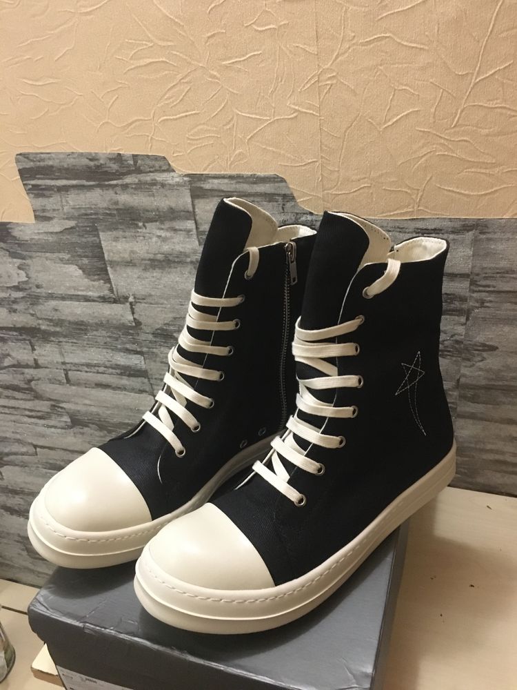 Кроссовки Rick Owens Dak Shadow x Champion,47 размер.