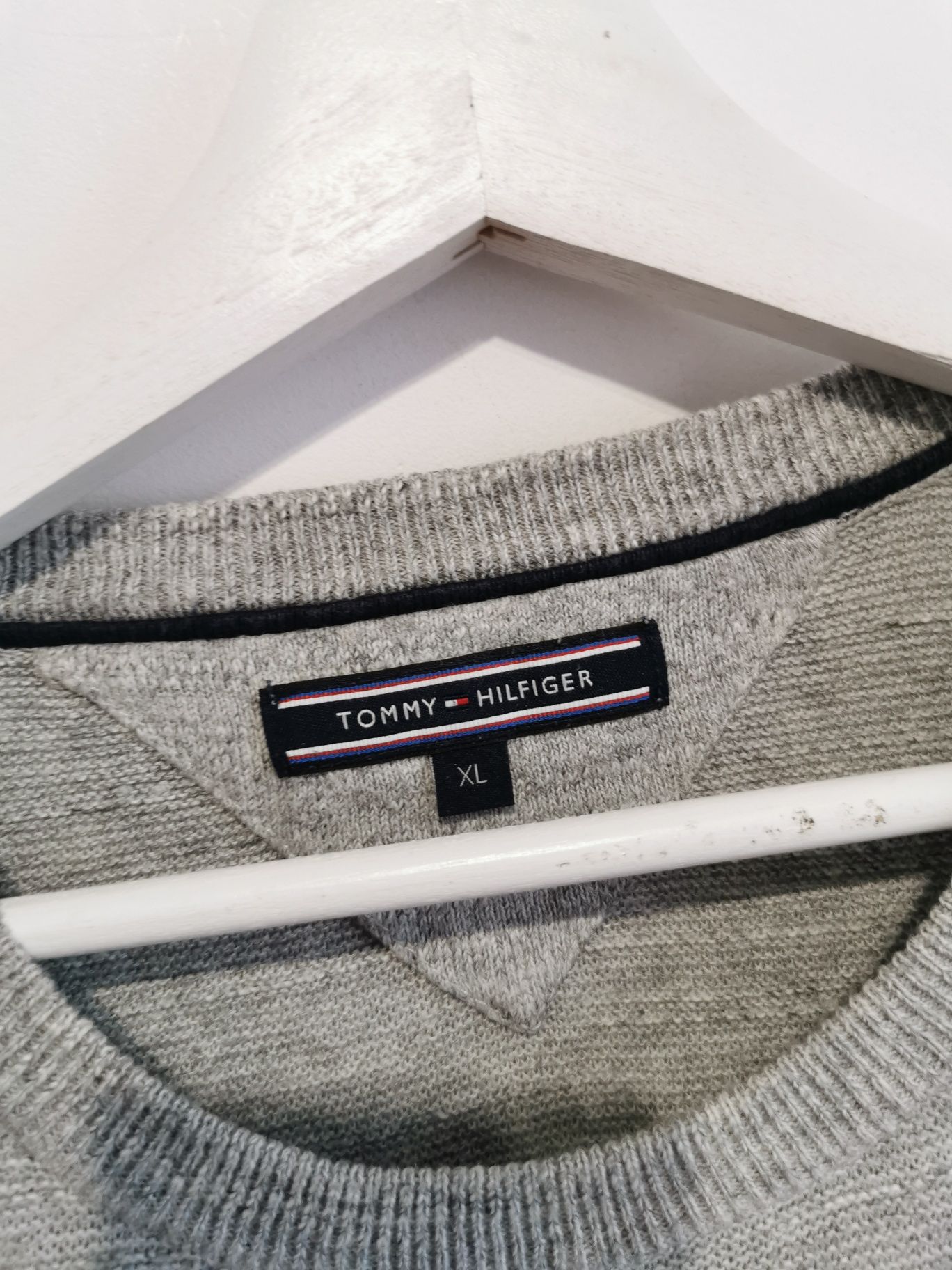 Tommy Hilfiger sweter męski logowany bawełniany XL/XXL