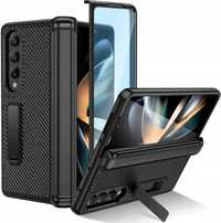 Etui z klapką HWeggo do Samsung Galaxy Z Fold 4 czarny